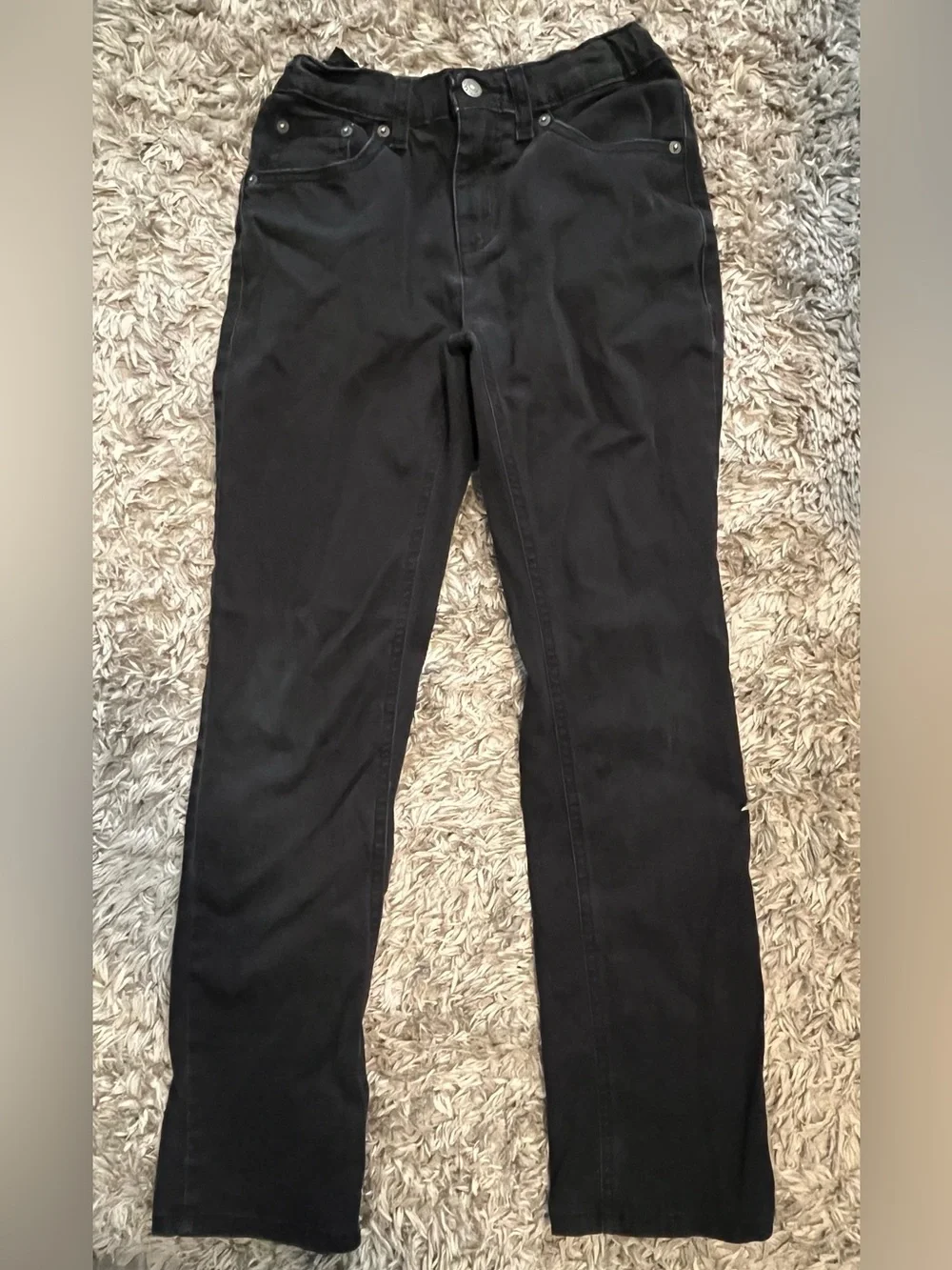 Levi's Women's Black Straight-Leg Jeans